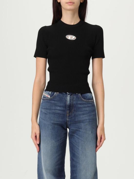 25FW 디젤 M 발라리 숏슬리브 점퍼  A196740DLAXM 9XX Black