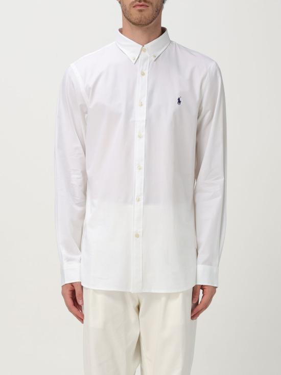 25FW 폴로 랄프로렌 긴팔 셔츠 710928254 002 White