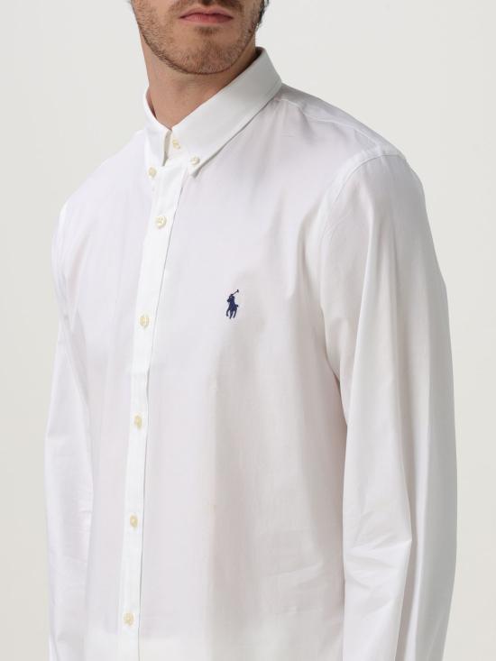 25FW 폴로 랄프로렌 긴팔 셔츠 710928254 002 White - POLO RALPH LAUREN