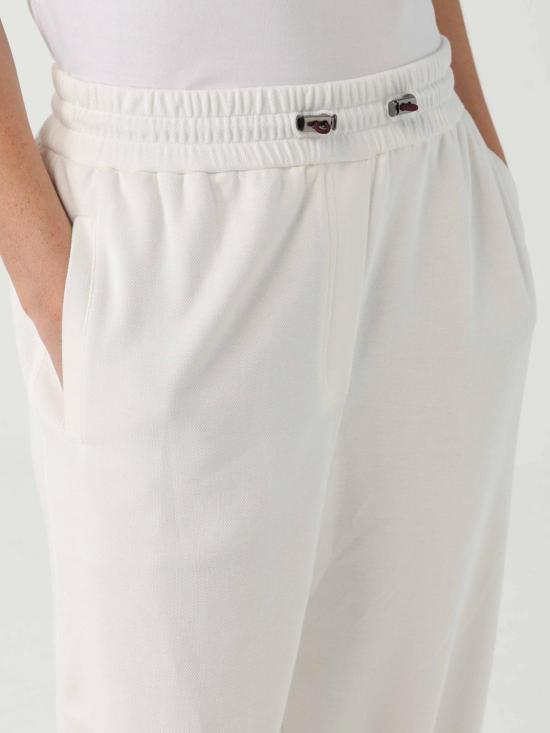 25FW 브루넬로 쿠치넬리 스트레이트 팬츠 MG927VD299 C7220 White - BRUNELLO CUCINELLI