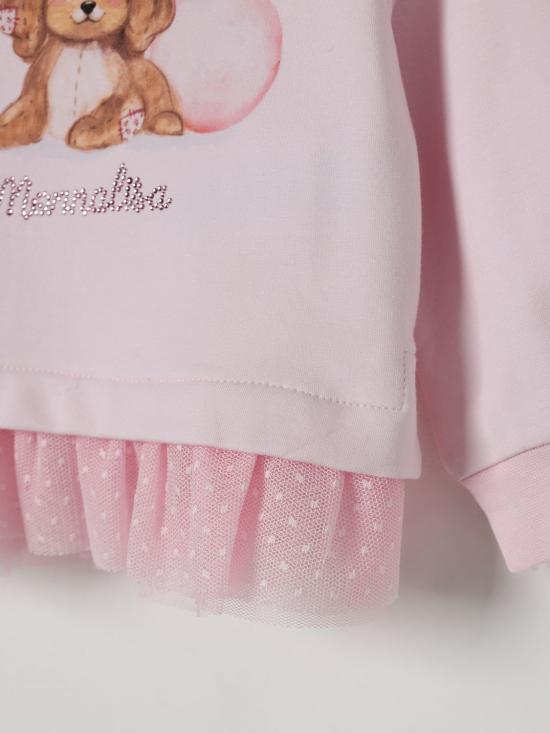 25FW [키즈] 모나리자 풀오버 39F6076004 0090 Pink - MONNALISA