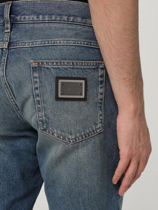 25FW 돌체앤가바나 레귤러 코튼 진 GYJCCDG8NR9 S9001 Blue - DOLCE & GABBANA