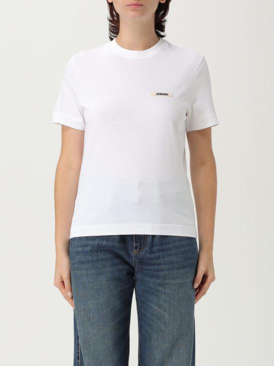 25FW 자크뮈스 반팔 티셔츠 TSW00550AJ00029 100 White