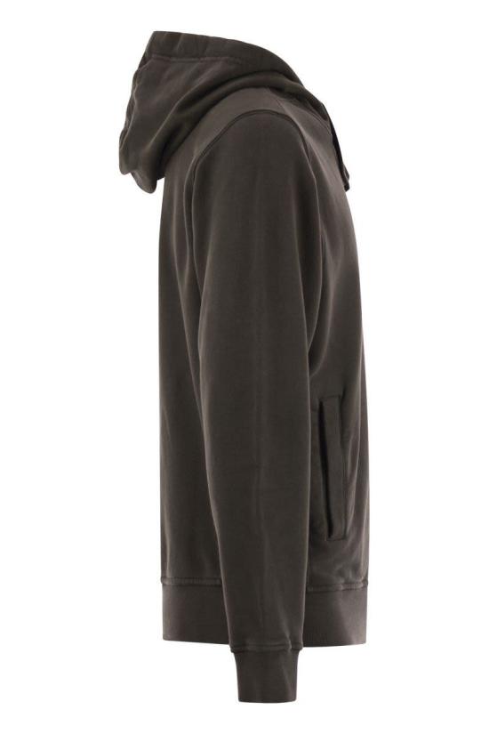 25FW 스톤 아일랜드 후드 티셔츠 K2S156100029S0A20 V0062 BROWN - STONE ISLAND