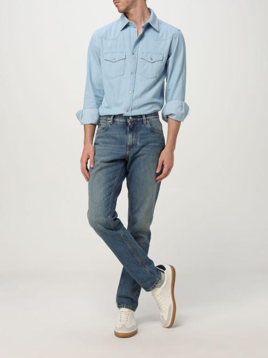 25FW 톰포드 데님 셔츠 HDS001FMC240 HB001 Blue - TOMFORD