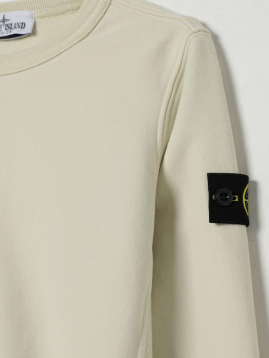 25FW [키즈] 스톤 아일랜드 풀오버 6100001S0A20 V0093 White - STONE ISLAND