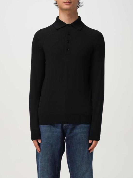 25FW 톰포드 폴로 티셔츠 KPL003YMW103 LB999 Black