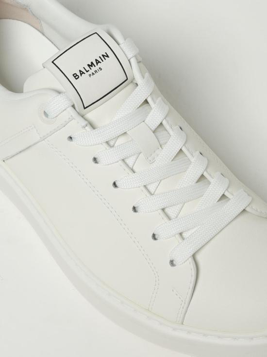 25FW 발망 뮬/슬리퍼 FN1VI690LVTR 0FA White - BALMAIN