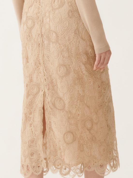 25FW 파비아나 필리피 롱 스커트 GND215F417L554 0157 Beige - FABIANA FILIPPI