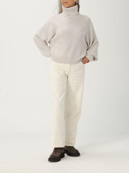 25FW 브루넬로 쿠치넬리 터틀넥 M16129313 C9610 Yellow Cream - BRUNELLO CUCINELLI