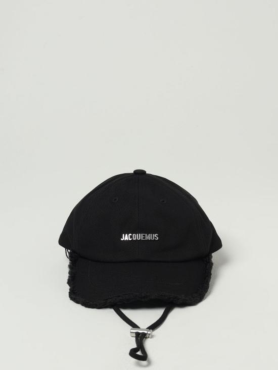 25FW 자크뮈스 볼캡 ACU00452AW00092 990 Black - JACQUEMUS