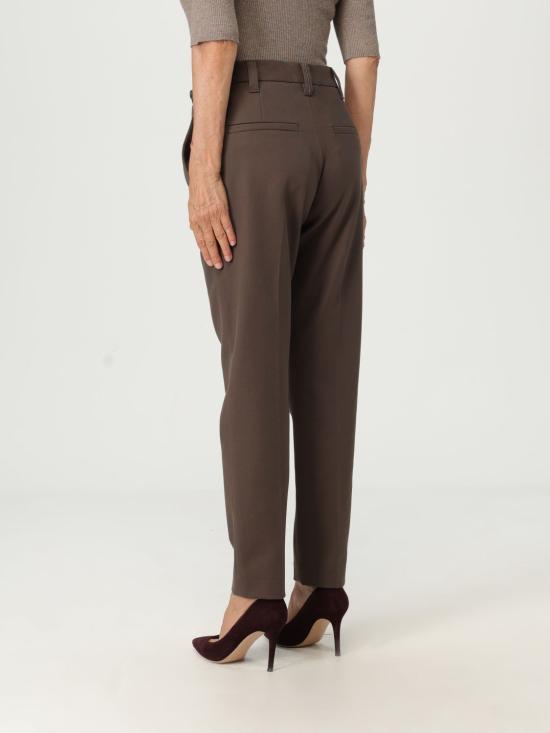 25FW 브루넬로 쿠치넬리 스트레이트 팬츠 MP126P8703 C4222 Brown - BRUNELLO CUCINELLI