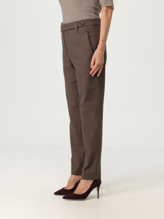 25FW 브루넬로 쿠치넬리 스트레이트 팬츠 MP126P8703 C4222 Brown - BRUNELLO CUCINELLI