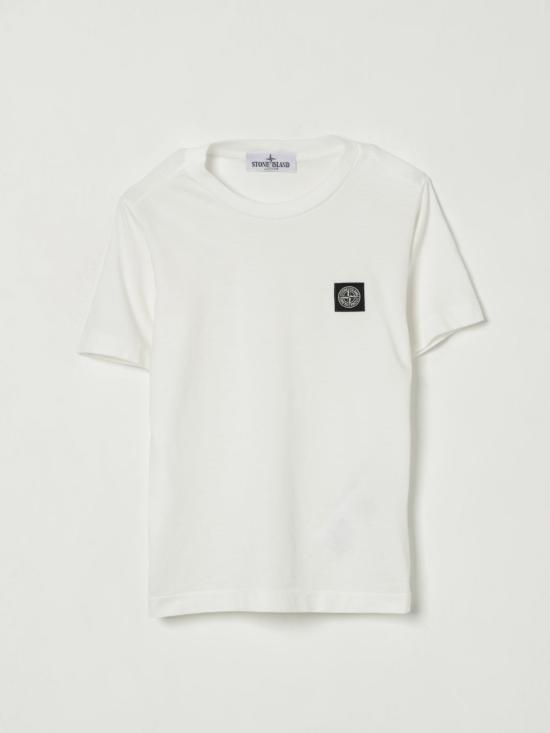 25FW [키즈] 스톤 아일랜드 티셔츠 2100002S0047 V0099 White