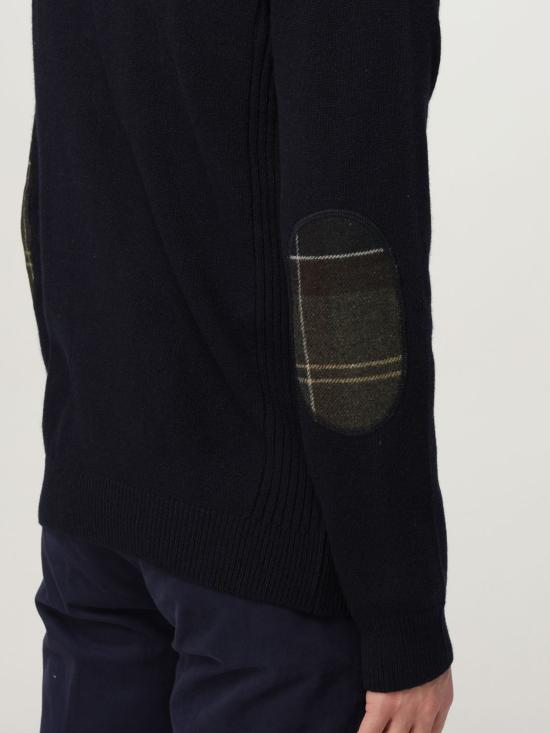 25FW 바버 집업 니트 MKN0837 NY91 Navy - BARBOUR