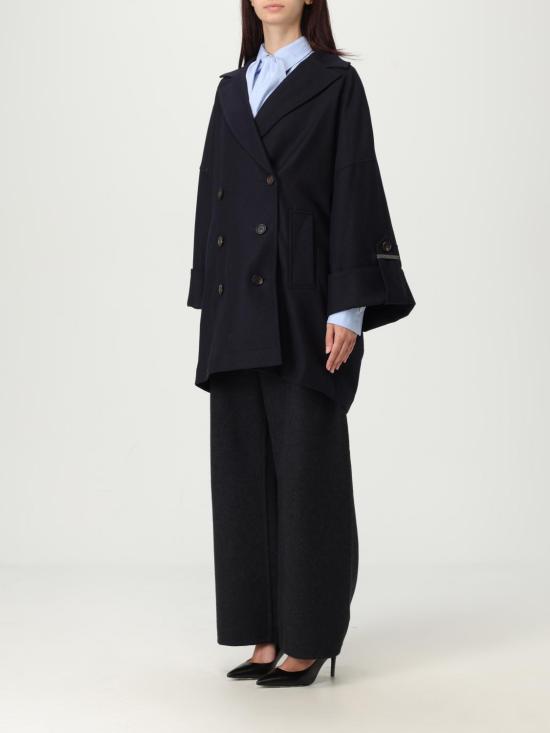 25FW 브루넬로 쿠치넬리 코트 MD5917741P C102 Blue - BRUNELLO CUCINELLI