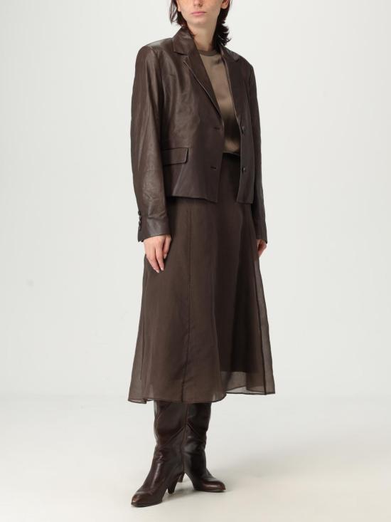 25FW 브루넬로 쿠치넬리 민소매 티셔츠 MPC59EH500 C3981 Brown - BRUNELLO CUCINELLI