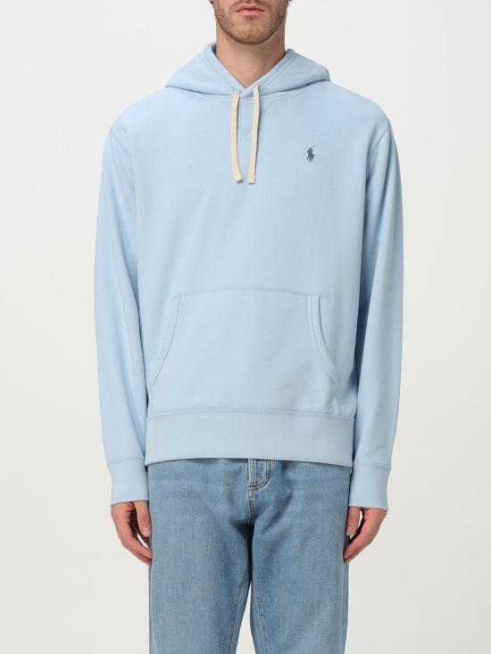 25FW 폴로 랄프로렌 포니 자수 플리스 후드 티셔츠  710766778 103 Blue 1