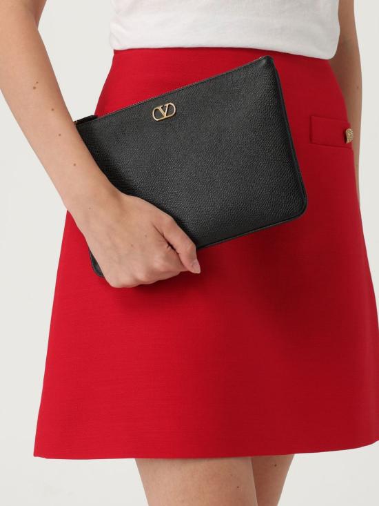 25FW 발렌티노 가라바니 클러치/파우치 7W2P0AK4SNP 0NO Black - VALENTINO GARAVANI