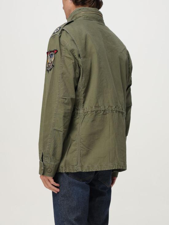 25FW 폴로 랄프로렌 로고 아이코닉 밀리터리 자켓 710961616 001 Green - POLO RALPH LAUREN