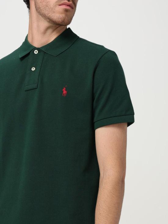 25FW 폴로 랄프로렌 폴로 티셔츠 710795080 018 Green - POLO RALPH LAUREN