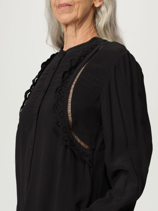 25FW 이자벨마랑 블라우스 HT0661FAC3J11I 01BK Black - ISABEL MARANT