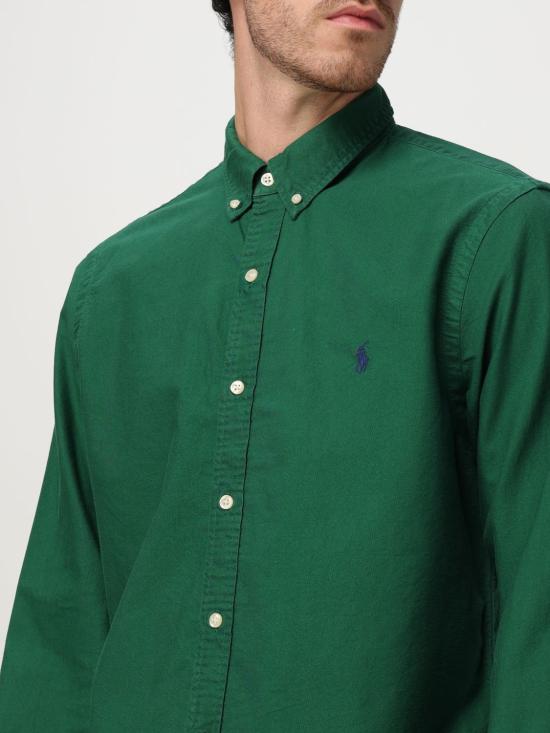 25FW 폴로 랄프로렌 긴팔 셔츠 710804257 063 Green - POLO RALPH LAUREN