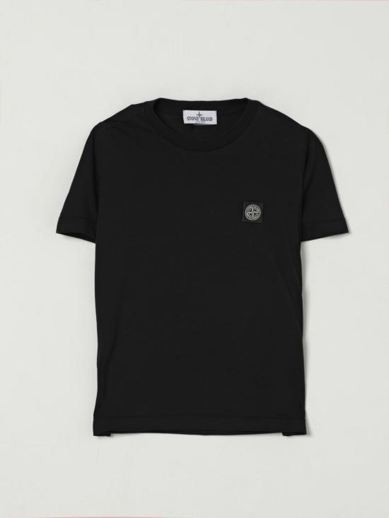 25FW [키즈] 스톤 아일랜드 티셔츠 2100002S0047 V0029 Black