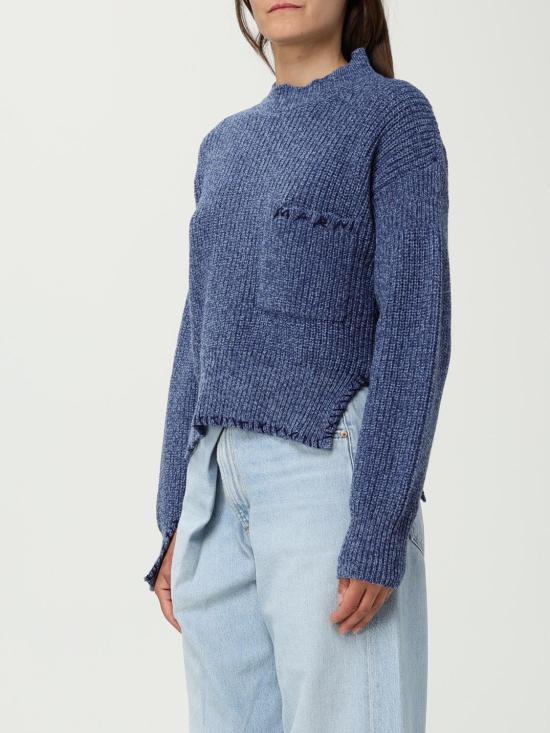 25FW 마르니 터틀넥 DVMD0201Q0UFH301 00B56 Blue - MARNI