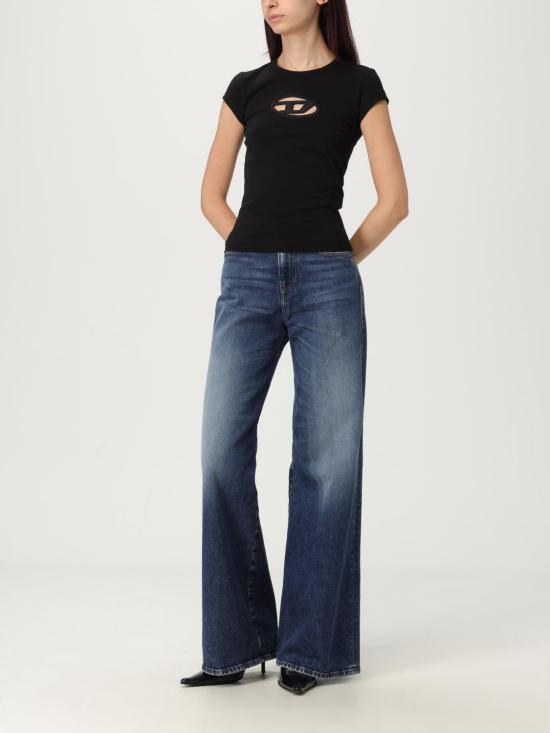 25FW 디젤 반팔 티셔츠 A062680AFAA 9XXA Black - DIESEL