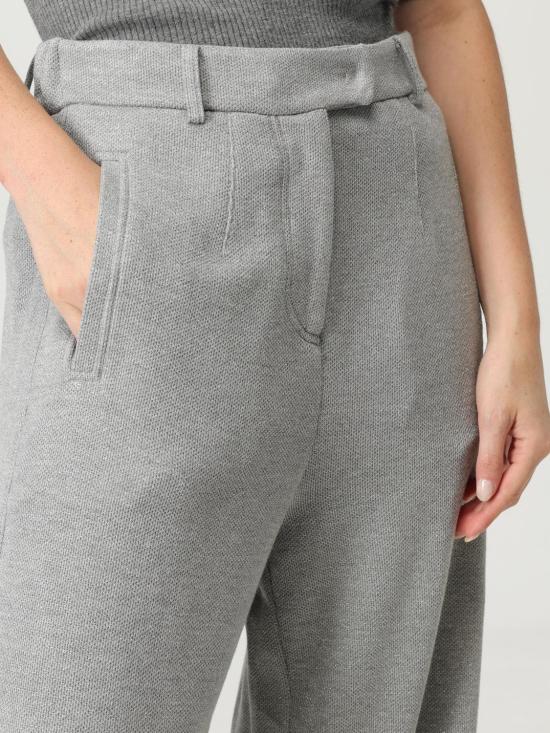 25FW 브루넬로 쿠치넬리 스트레이트 팬츠 MP930SN999 C4527 Silver - BRUNELLO CUCINELLI