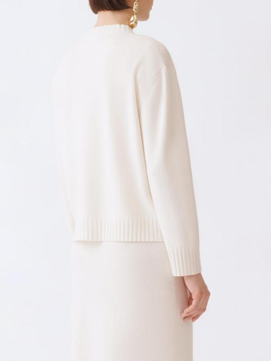 25FW 파비아나 필리피 플래티넘 스웨터 MAD215F015L517 25 Natural - FABIANA FILIPPI