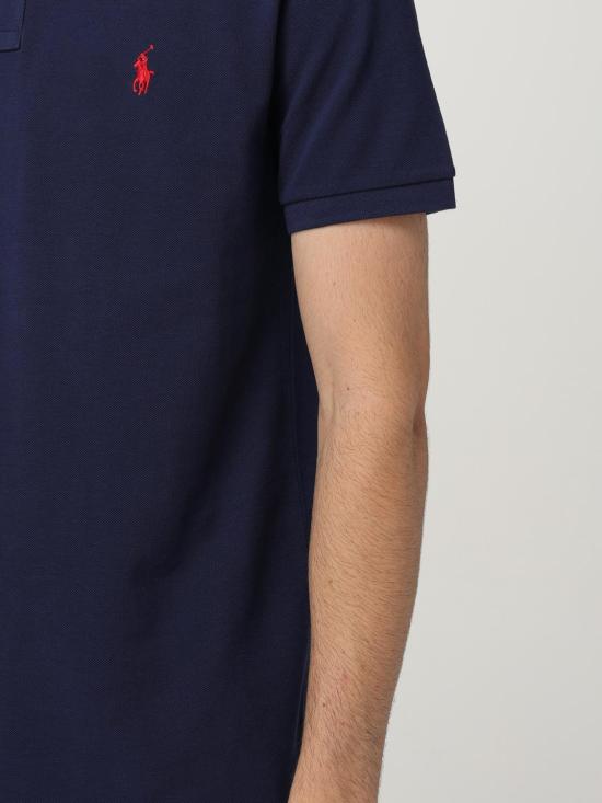 25FW 폴로 랄프로렌 폴로 티셔츠 710795080 007 Blue - POLO RALPH LAUREN
