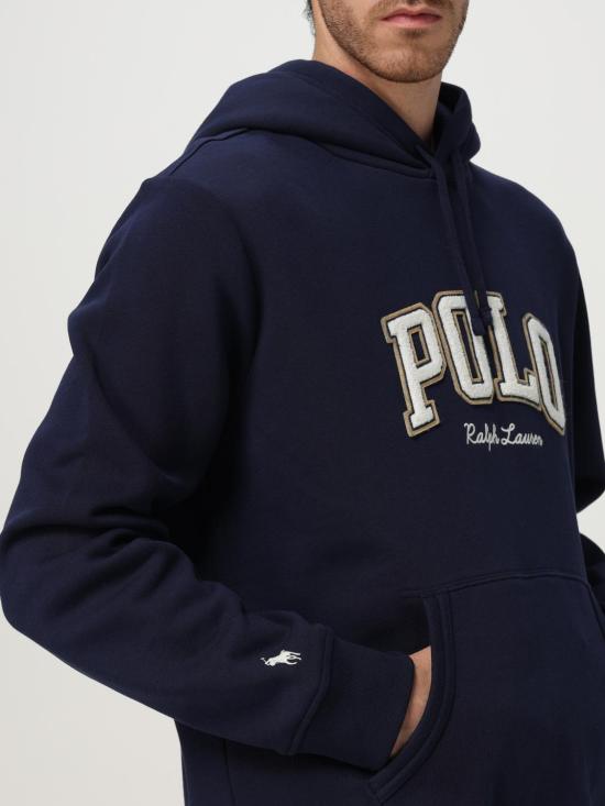 25FW 폴로 랄프로렌 레귤러핏 로고 후드 티셔츠  710981149 003 Blue - POLO RALPH LAUREN