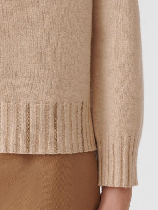 25FW 파비아나 필리피 플래티넘 스웨터 MAD215F028L517 0158 Rope - FABIANA FILIPPI