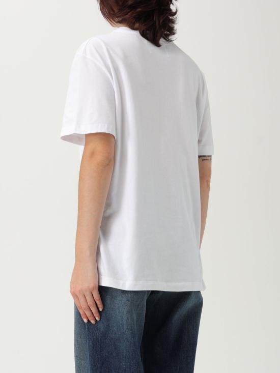 25FW 골든구스 반팔 티셔츠 GWP01220P00059310364 White - GOLDEN GOOSE