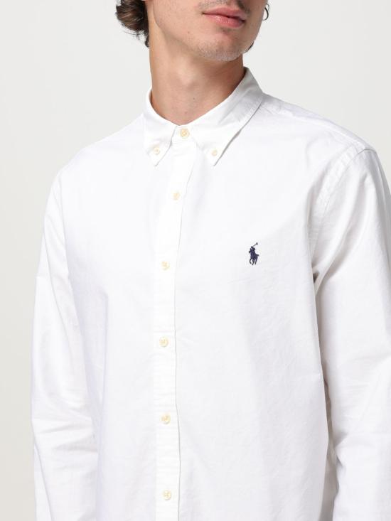 25FW 폴로 랄프로렌 긴팔 셔츠 710736557 002 White - POLO RALPH LAUREN