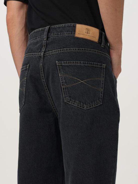 25FW 브루넬로 쿠치넬리 데님 팬츠 M235PD3210 C9016 Grey - BRUNELLO CUCINELLI