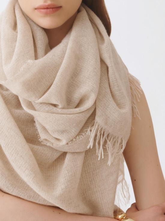 25FW 파비아나 필리피 머플러/스카프 SAD215A881L801 0145 Butter - FABIANA FILIPPI