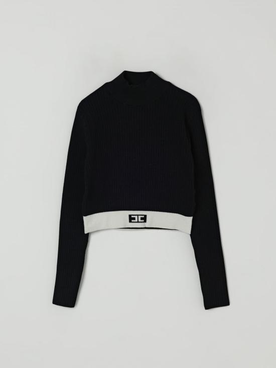 25FW [키즈] 엘리자베타프랜치 풀오버 EFMA173FL040 D748 Black