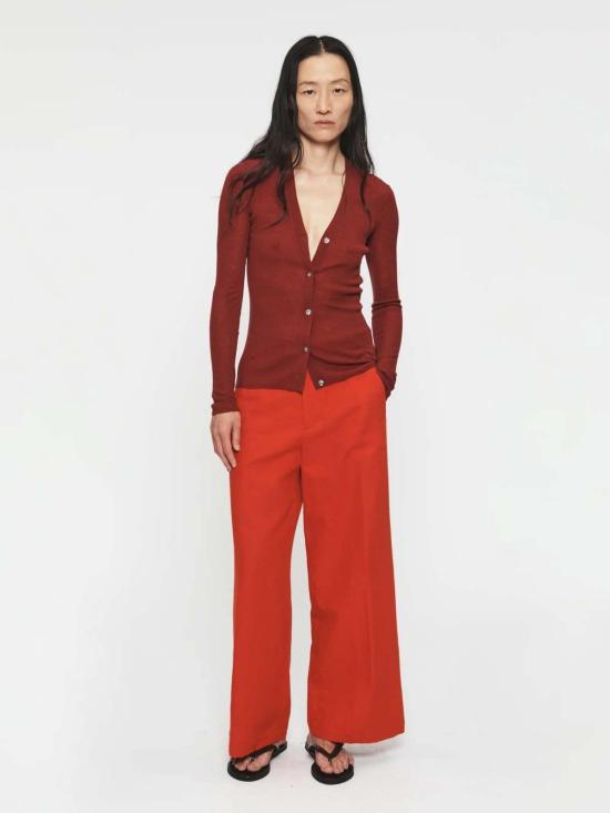  6397 가디건 스키니 리브 V 카디건 - 6397