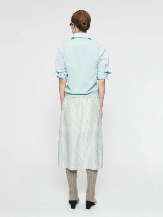  6397 베스트 울 캐시미어 버튼 조끼 - 6397