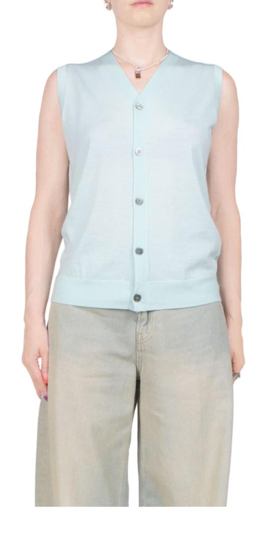  6397 베스트 울 캐시미어 버튼 조끼