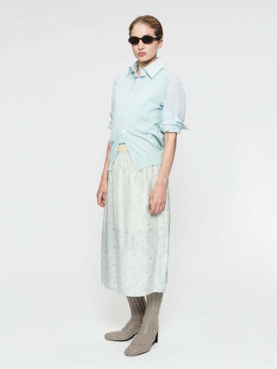  6397 베스트 울 캐시미어 버튼 조끼 - 6397