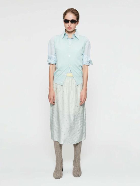  6397 베스트 울 캐시미어 버튼 조끼 - 6397