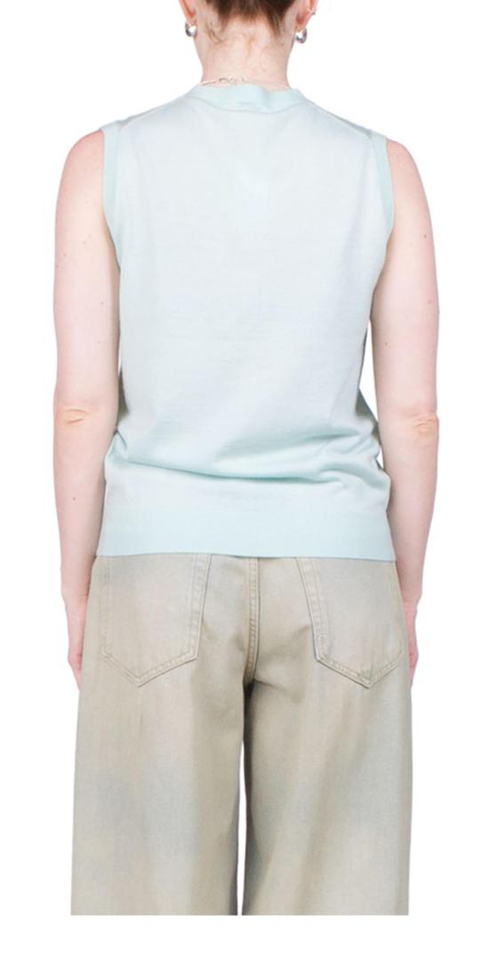  6397 베스트 울 캐시미어 버튼 조끼 - 6397