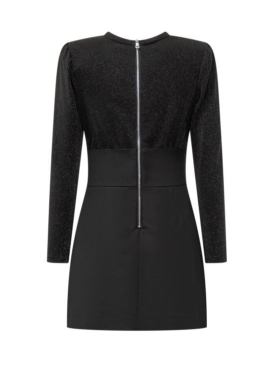  [키즈] 발망 원피스 BV1C40I0196 930ME NERO METALLIZZATO - BALMAIN