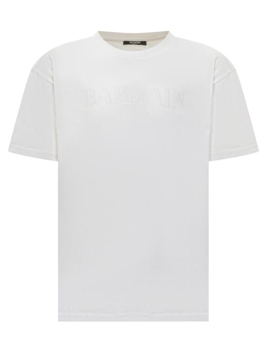 25FW [키즈] 발망 티셔츠 BX8Q81Z3186 100 WHITE