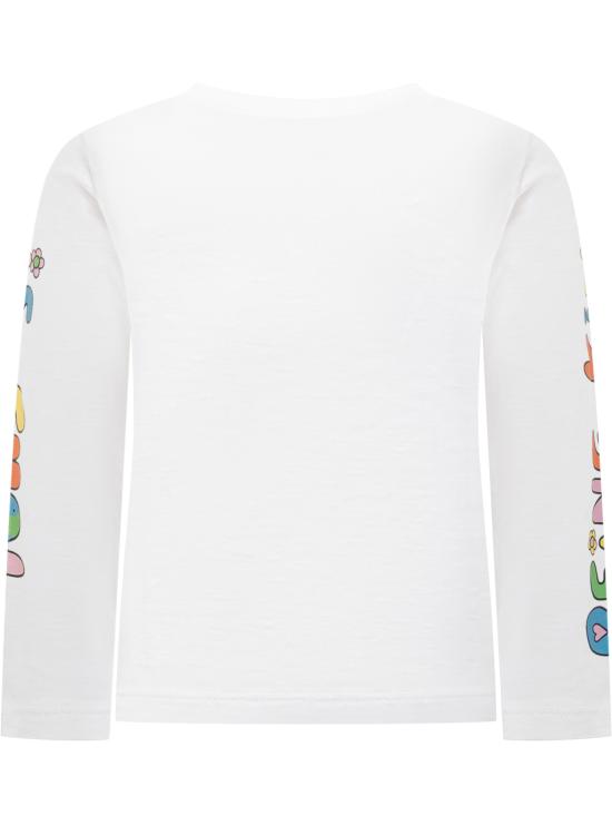 25FW [키즈] 스텔라 맥카트니 티셔츠 TX8A00Z0434 100 WHITE - STELLA MCCARTNEY