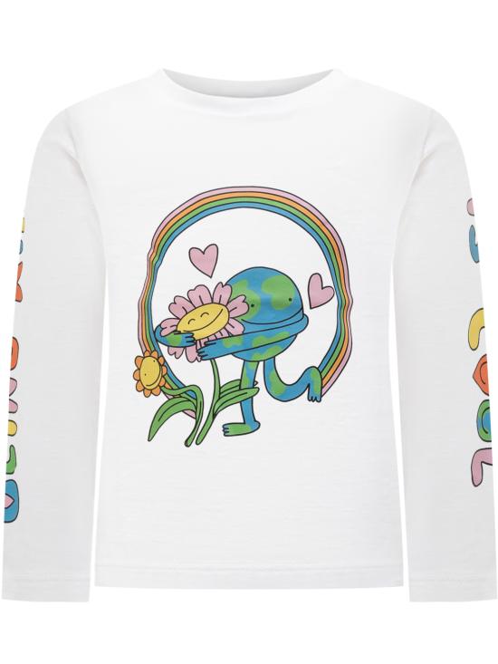 25FW [키즈] 스텔라 맥카트니 티셔츠 TX8A00Z0434 100 WHITE